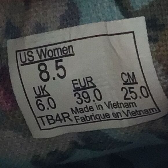 Vans off the wall womens lace up shoes skate sneakers red size 8.5 TB4R - Picture 9 of 9